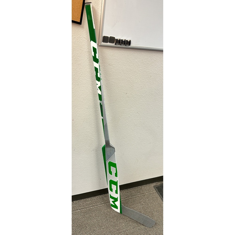 NEW Pro Stock CCM EFlex 5 Pro Goalie Stick Left Reg 24" Matt JURUSIK Green NWT